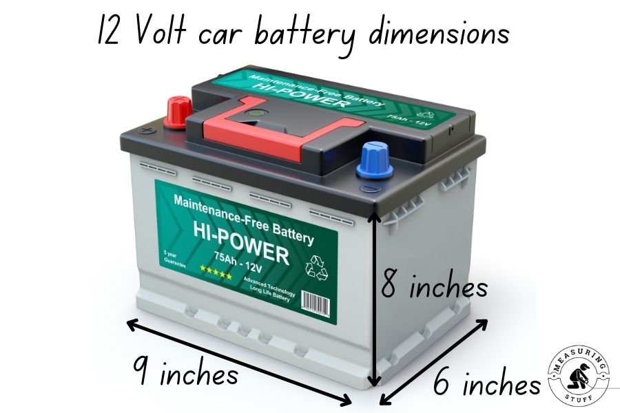car battery weight chart