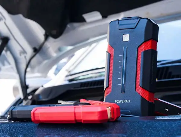 Powerall battery power jump starter