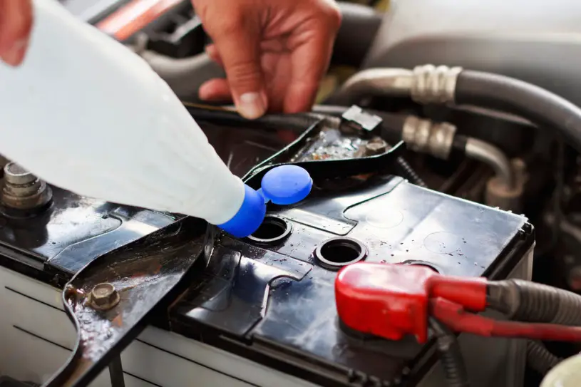 How To Water A Battery
