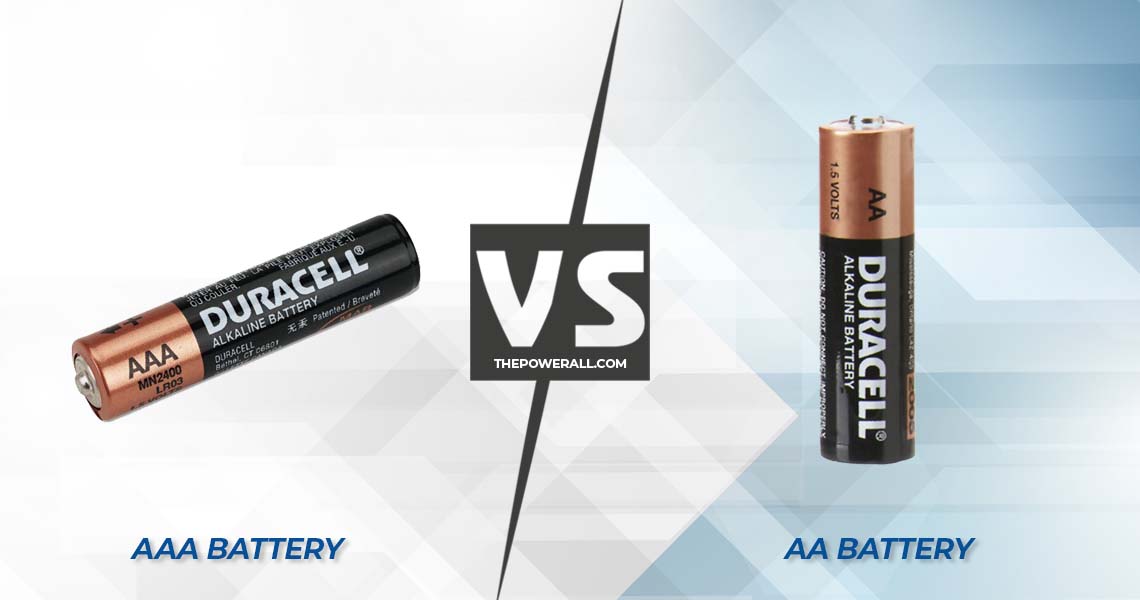 AA Vs AAA Battery