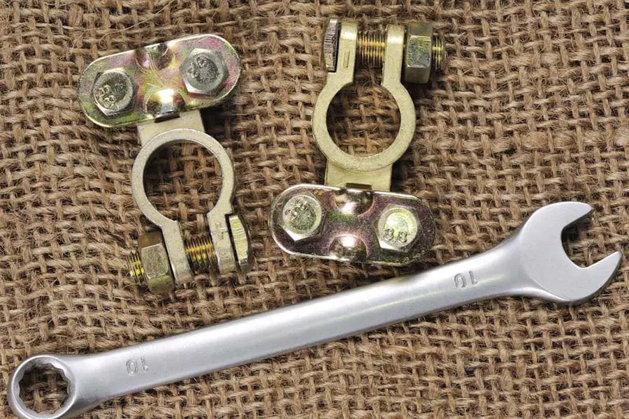 Prepare Tools To Replace Battery Terminals