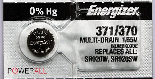 Energizer Battery SR920SW Equivalent