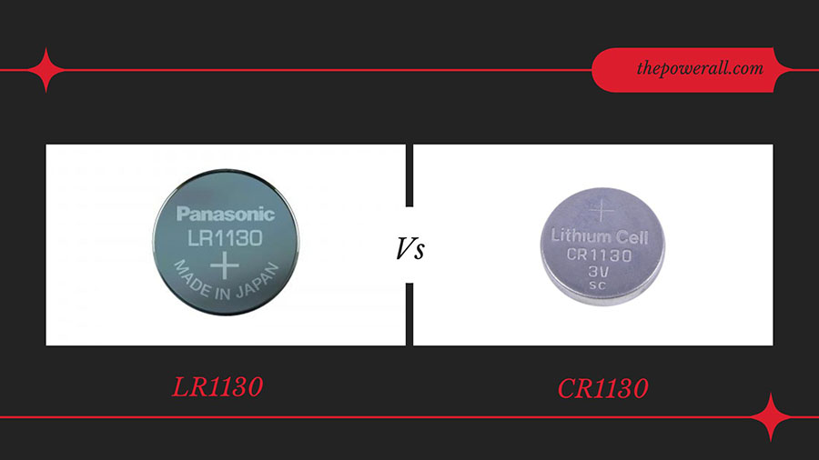 LR1130 Battery vs CR1130 Battery