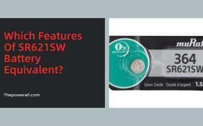 SR621SW Battery Equivalent: AG1, 364/363, 377 IR621