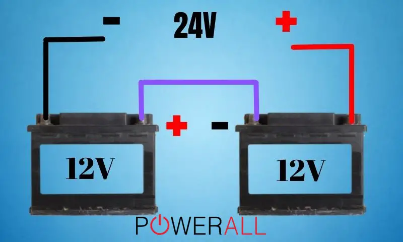 Connect Two 12V Batteries To Make 24V 