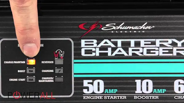 How to read Schumacher Battery Charger