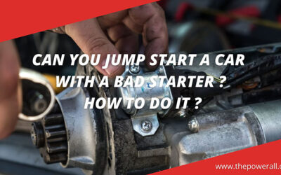 Can You Jump Start A Car With A Bad Starter? How to Do It