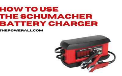 How To Use/Read The Schumacher Battery Charger: Instructions