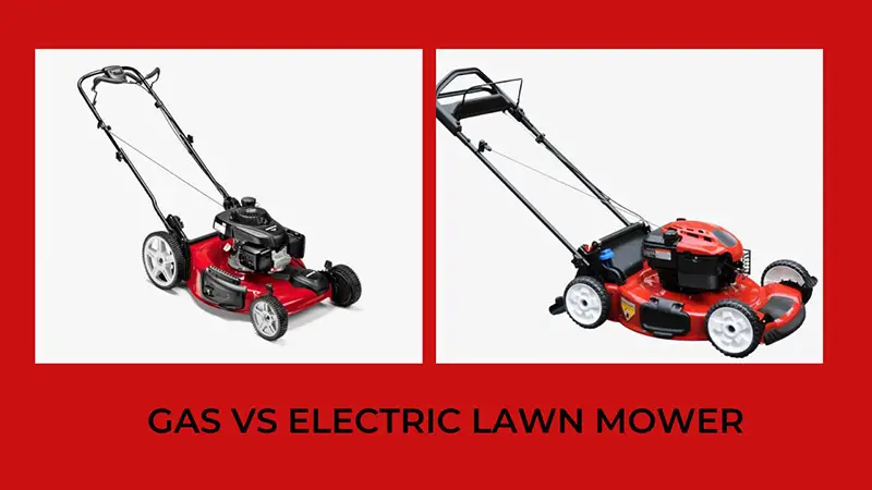 gas vs electric lawn mower