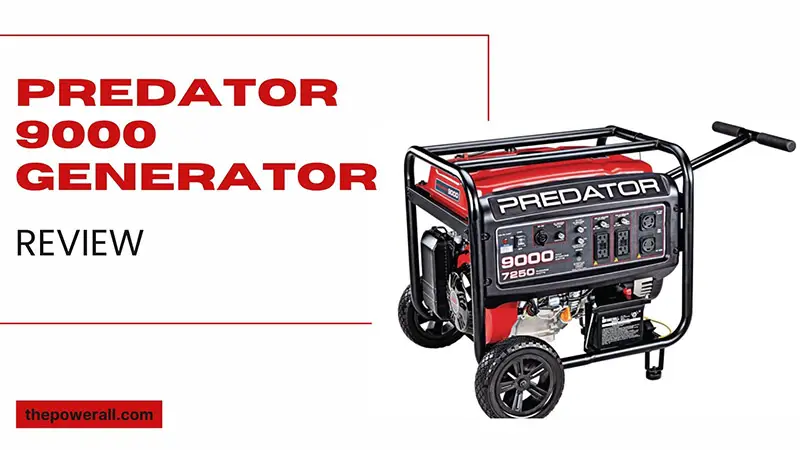 predator 9000 generator review