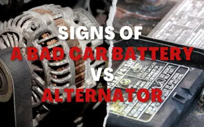 Signs Of A Bad/Dead Car Battery Vs Alternator: How To Tell?